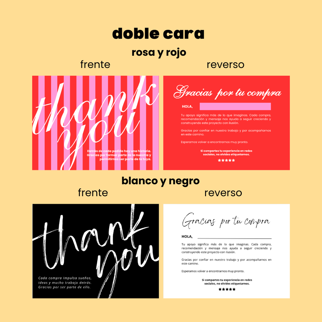 THANK YOU CARDS