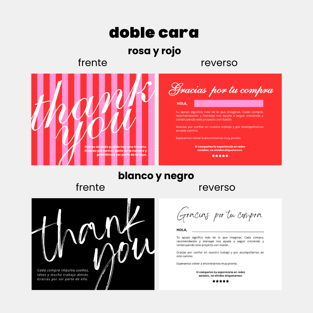 THANK YOU CARDS