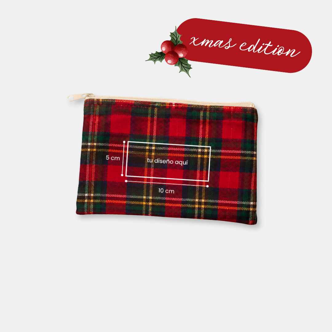 BOLSA ESTILO LAPICERA 25 X 17 -- XMAS EDITION