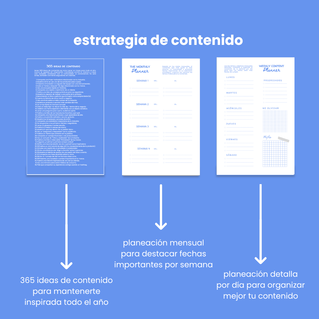 THE CONTENT & BUSINESS PLANNER: DOODLE